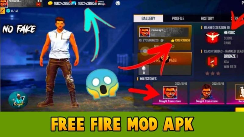 Key Features of Free Fire Mod APK